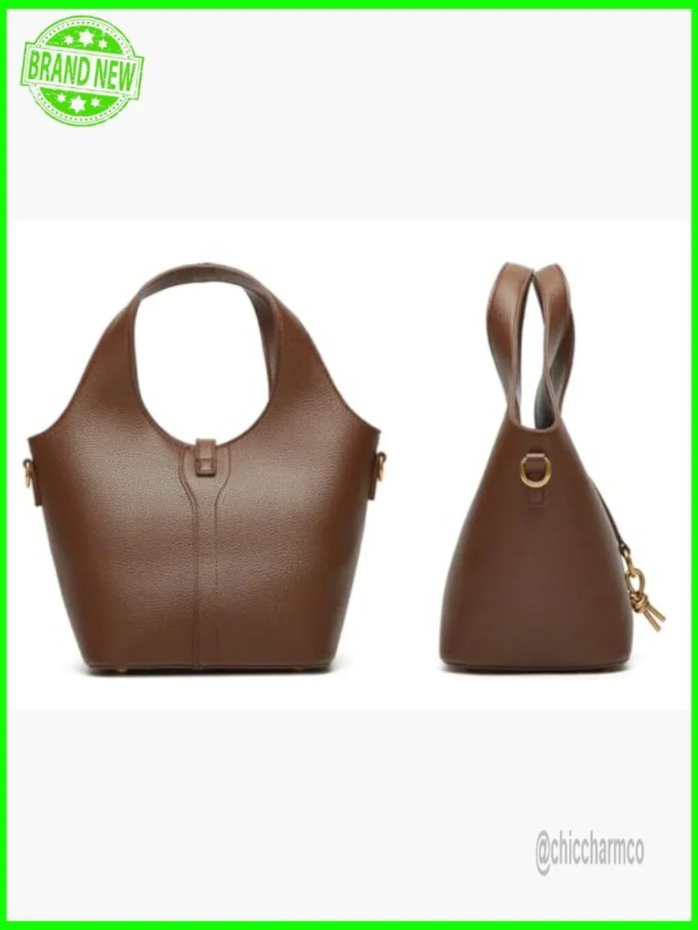Vegan Leather Hobo Bag Crossbody Tote Shoulder Purse Casual